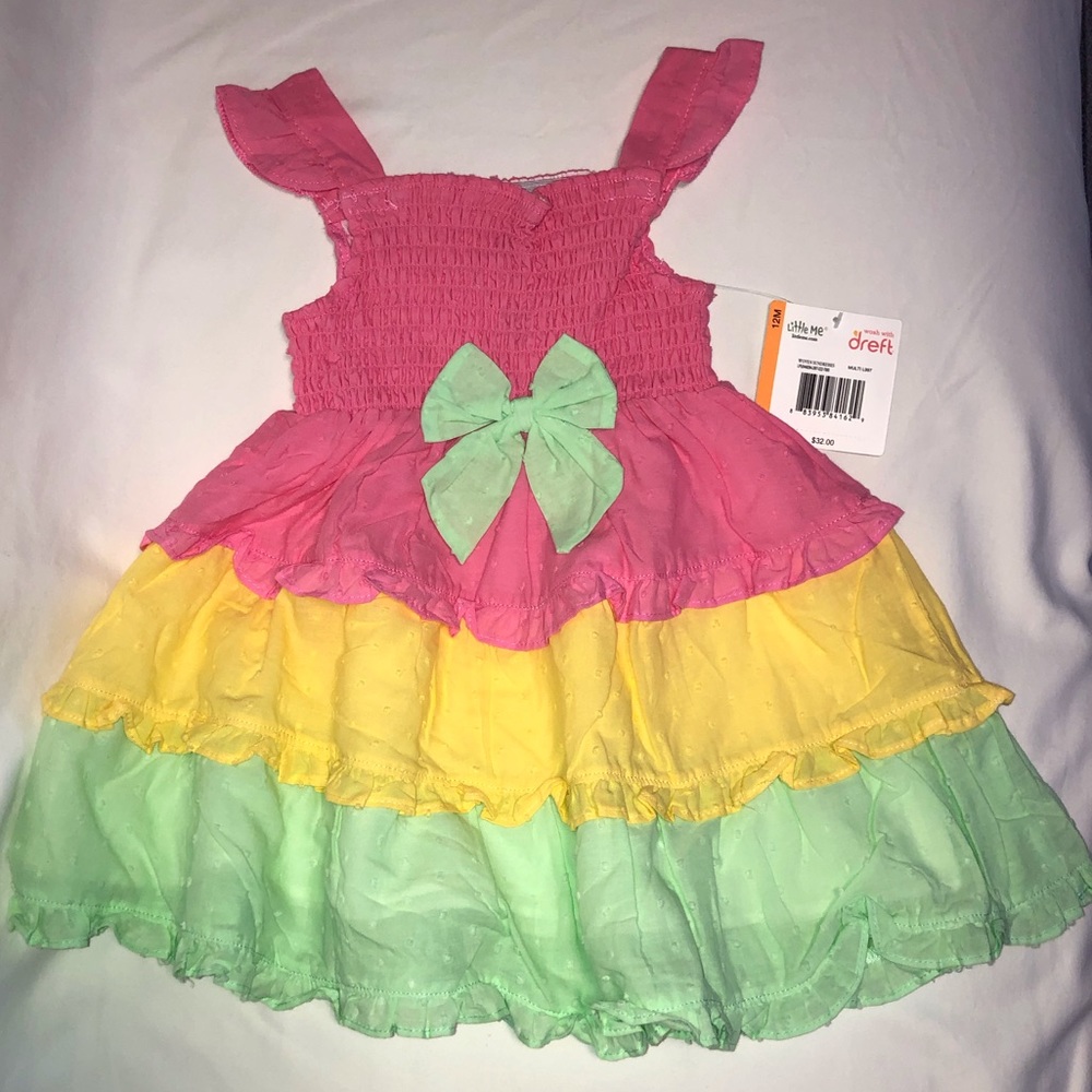 Little Me Multicolor Sundress Size 12M